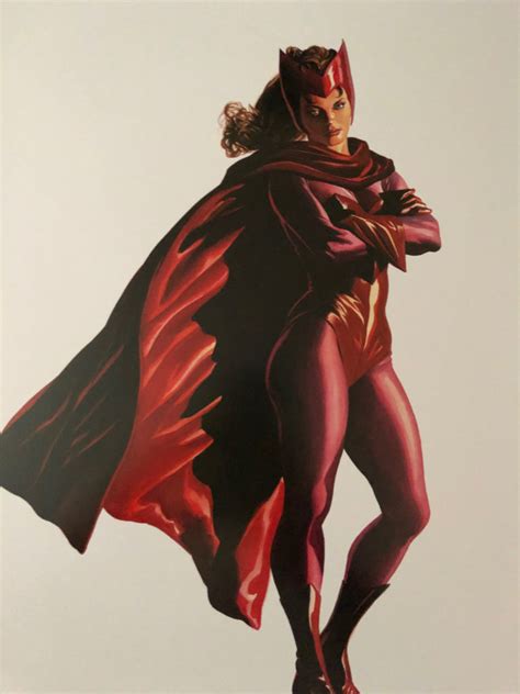 Alex Ross Marvel Comics Poster Book Review Stunning The Nerdy