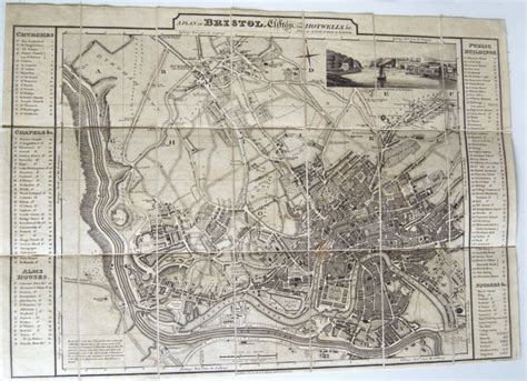 Uk Bristol Benjamin Donne A Plan Of Bristol Clifton Catawiki