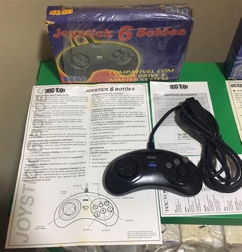 Joystick Botoes Para Master System E Mega Drive Tectoy