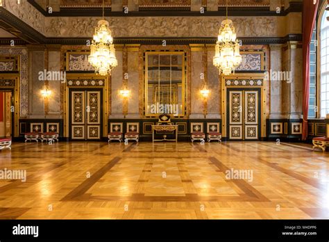 Interior christiansborg copenhagen denmark palace hi-res stock ...