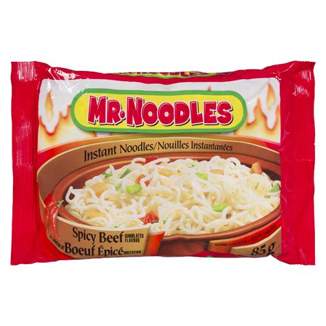 Mr. Noodles - Spicy Beef Flavour Instant Noodles Package Stong's Market