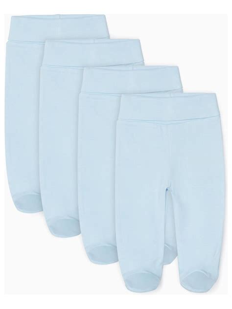 Pack Pantalons Avec Pieds Pour Nouveau N Et B B Gar On Essentials