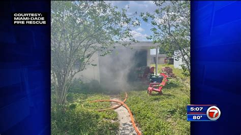 Firefighters Extinguish Flames At Opa Locka Home Wsvn 7news Miami