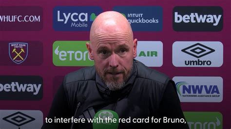 Erik ten Hag angry with VAR for ‘interfering’ as West Ham penalty ...