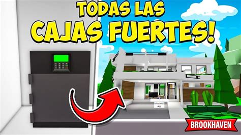 Todas Las Cajas Fuertes De Brookhaven En Un V Deo Roblox