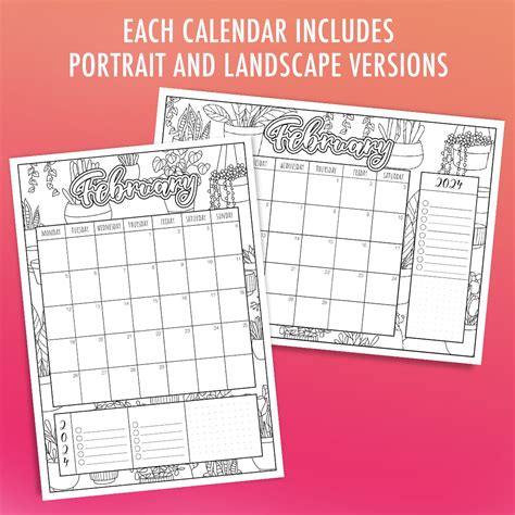 Free Color Calendar Celka Darlene