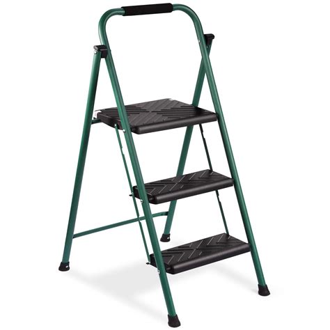 Buy Delxo Step Ladder Folding Step Stool With Cushioned Handle Heavy