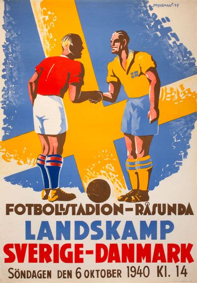 Vintage Soccer Poster