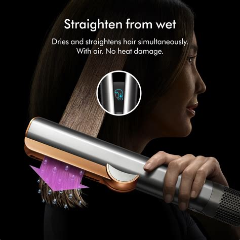 Customer Reviews Dyson Airstrait Straightener Nickelcopper 401321 01 Best Buy