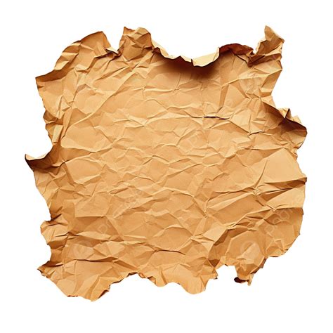 Archivo Png De Papel De Seda Marrón Rasgado Png Antecedentes Vacío