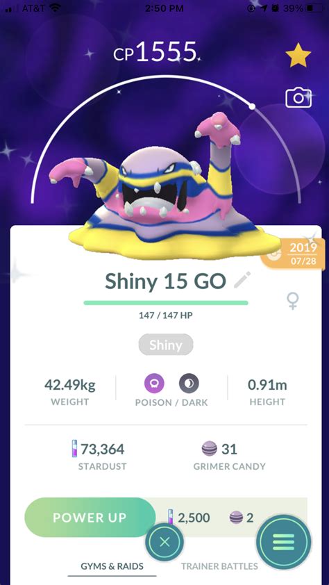 Pokemon 2089 Shiny Muk Pokedex Evolution Moves Location 47 OFF