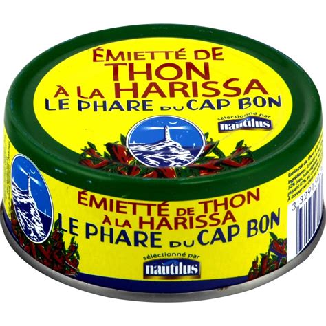 Thon à la harissa NAUTILUS la boite de 162 g à Prix Carrefour