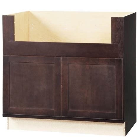 Hampton Bay Shaker Assembled 36x345x24 In Farmhouse Apron Front Sink