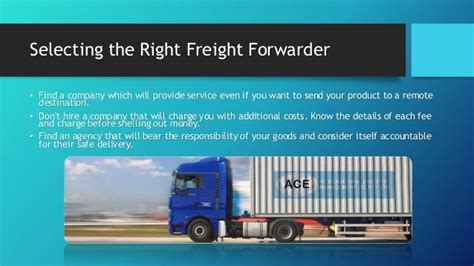 Helpful Tips To Choose The Right Freight Forwarder