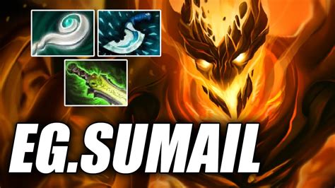 EG SumaiL Shadow Fiend Pro MMR Gameplay Dota 2 YouTube