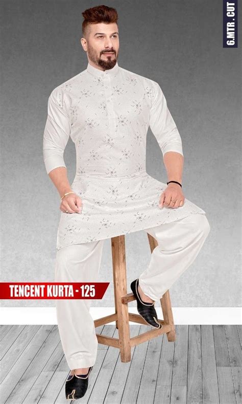 Mens White Cotton Kurta Pajama At Best Price In Surat By Mahalaxmi