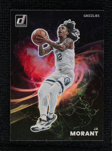 Panini Donruss Night Moves Ja Morant For Sale Online Ebay