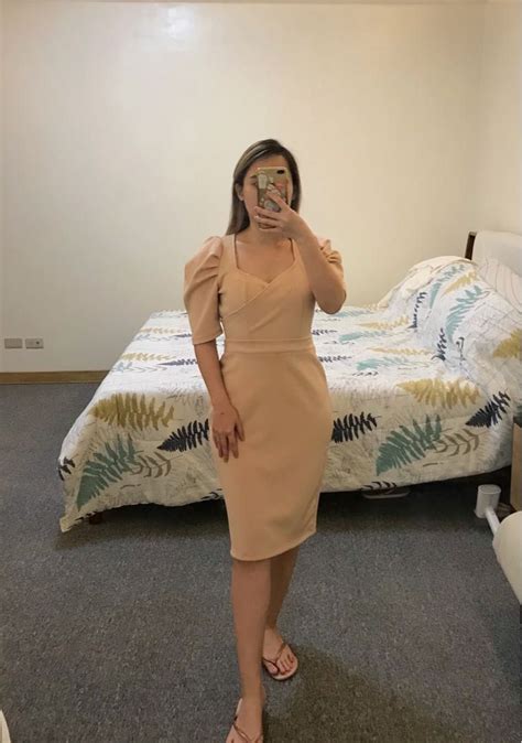 Elegant Nude Coordinates Women S Fashion Dresses Sets Sets Or Coordinates On Carousell