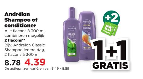 Andrelon Shampoo Of Conditioner Aanbieding Bij PLUS