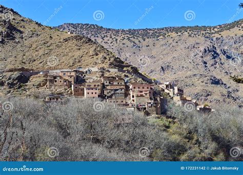 Berber Villages in the High Atlas Stock Photo - Image of nature, clay ...