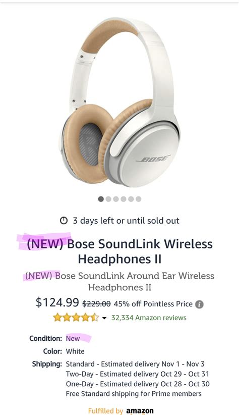 (NEW) Bose SoundLink Wireless Headphones II - Electronics - Woot