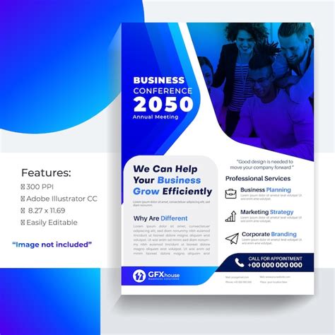 Premium Vector Modern Corporate Business A4 Flyer Template Design