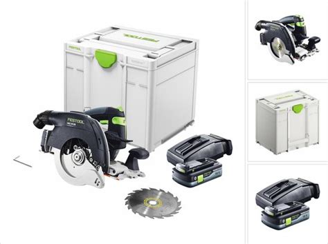 Festool Hkc Eb Basic Accucirkelzaag V Mm Borstelloos