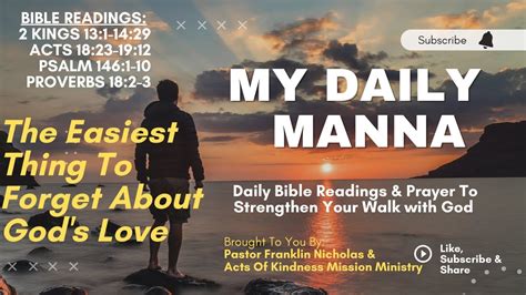 The Easiest Thing To Forget About Gods Love My Daily Manna With