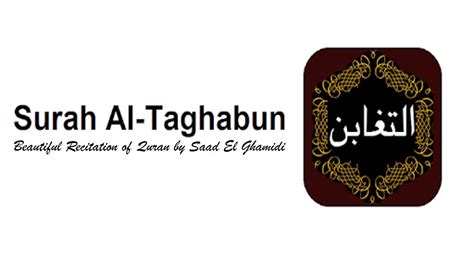 Surah Taghabun Recitation Audio Tilawat Quran Quran Recitation By