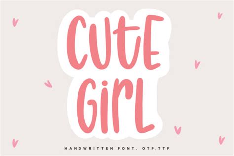 Cute Handwriting Fonts For Girls