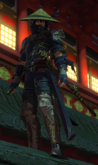 Samurai of the Shadow Blue Moon | Eorzea Collection