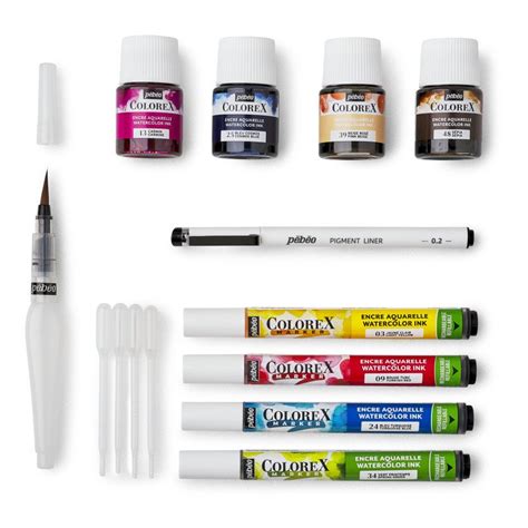 Set Encre Aquarelle Colorex COLOREX KIT MANGA Pebeo