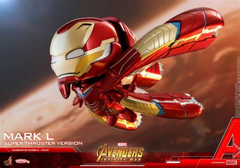 Hot Toys Avengers Infinity War Iron Man Mark L Super Thruster Version Cosbaby Figures
