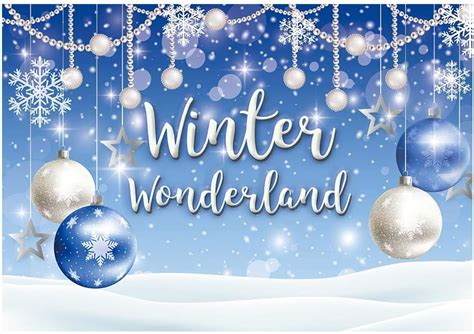 Buy Funnytree X Ft Winter Wonderland Theme Backdrop For Blue Boy Baby