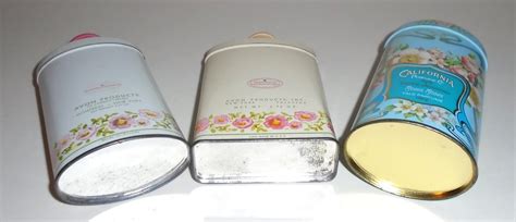 Vintage Avon Powder Tins Roses Roses And To A Wild Rose Talc Etsy