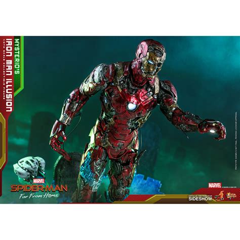 Marvel Mysterio S Iron Man Illusion 1 6 Figure Hot Toys 906794 MMS580