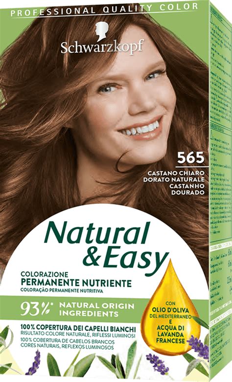 Natural And Easy Colore Permanente Nutriente Castano Chiaro Dorato Naturale 565 1 Pz Acquisti