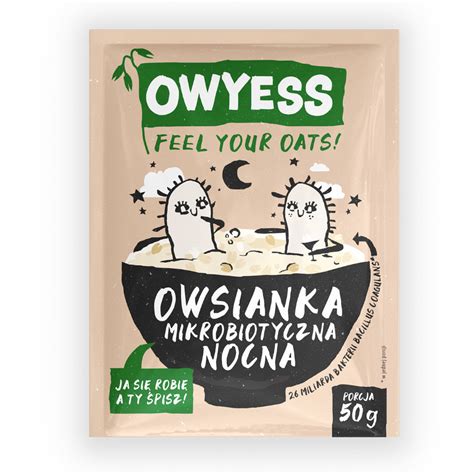 Owsianka Nocna OWYESS 50 G WZBOGACONA BAKTERIAMI PROBIOTYCZNYMI