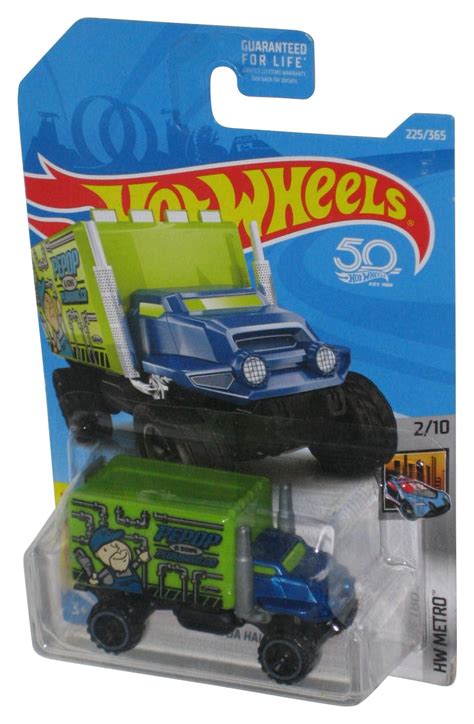 Hot Wheels HW Metro 2 10 2017 Baja Hauler Green Toy Car 225 365 Pepop Sons Plumbing Co