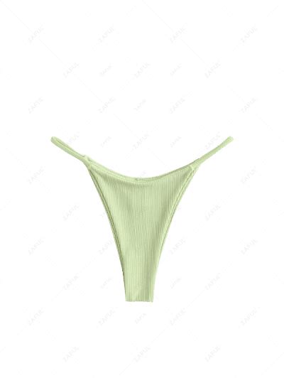 ZAFUL Ribbed Underwire Balconette Bikini Top In BLACK ZAFUL