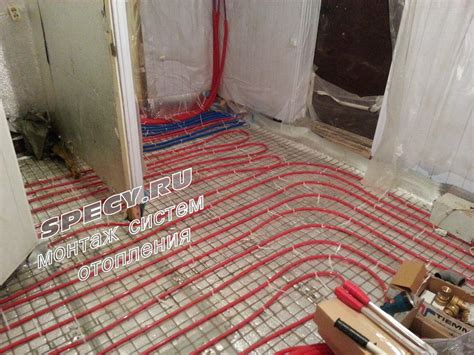 Монтаж водяного теплого пола Rehau, деревянного теплого пола Рехау ...