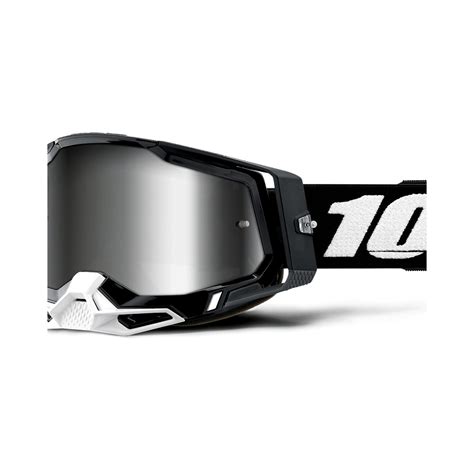 Masque Cross RACECRAFT 2 Noir Miroir Silver Mecanicsport