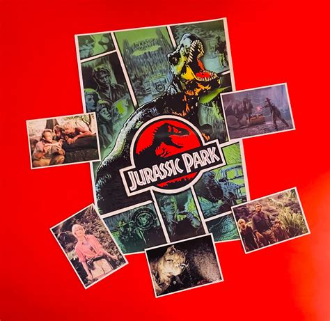 Jurassic Park Postcards Poster Visual Print