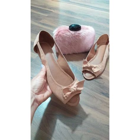 Sandalia Cor Nude Abertura Lateral Shopee Brasil