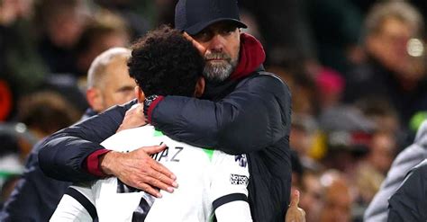 Klopp Y Luis Díaz Emotivo Abrazo La Semana De Lucho Y El Porqué Jugó