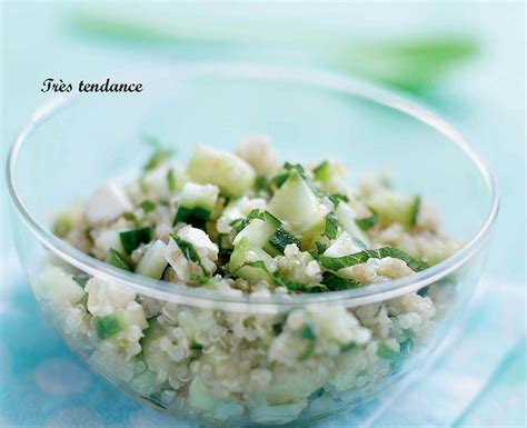 Recette Taboul De Quinoa Concombre Menthe Feta Marie Claire