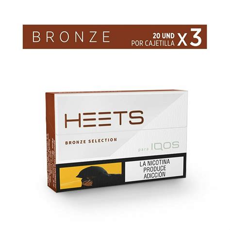 Cigarrillo Heets Bronze Pqte X 20