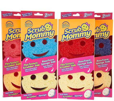 Scrub Mommy 8 Dual Sided Multi Colored Sponge Set By Scrub Daddy Page 1 —