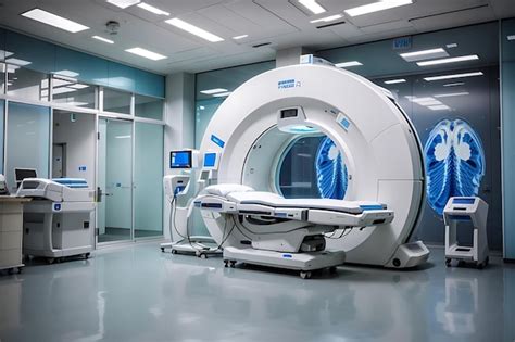 Premium Ai Image Hightech Modern Ct Scan Room In The Modern Hospital