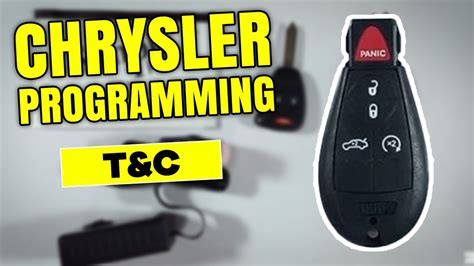 How To Program A Chrysler Replacement Key Fob Town Country